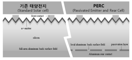 PERC 구조 태양전지