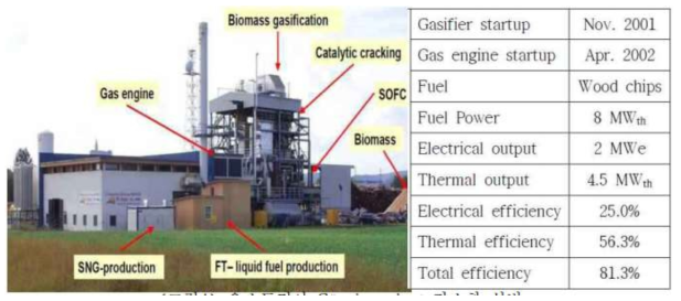오스트리아 Güssing plant 가스화 설비