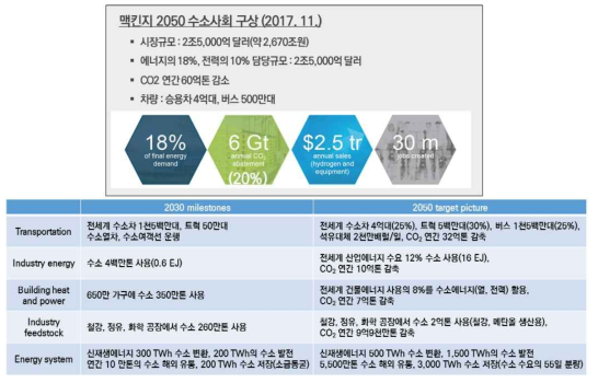 맥킨지의 2050 수소사회 구상