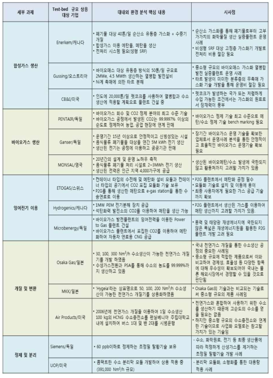 합성가스 기반 수소 생산 플랜트 대내외 환경 분석을 통한 시사점