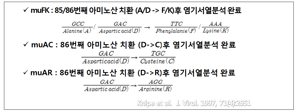 FMDV 구조단백질 중 VP0(VP4와 VP2결합상태)의 연결부분 유전자 교체를 통한 아미노산 치환