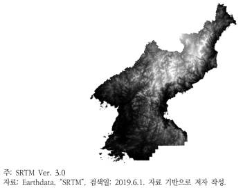 수치표고모델(DEMs, 30m)