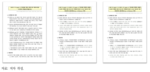 제50차 부속기구회의 의제 분석