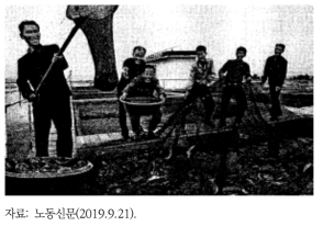 그물양어장에 넘치는 기쁨