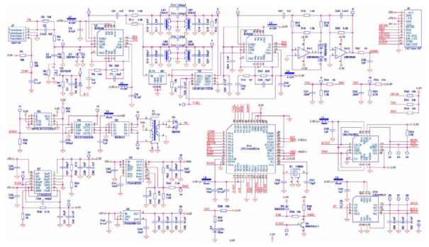 송수신 회로 Schematic diagram