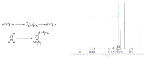 카벤화합물 합성 모식도 (좌) 및 NMR 분석 결과 (우)