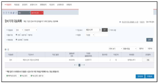 국내 DRSS 운영 화면