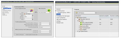 Safety F-CPU, F-IO setting