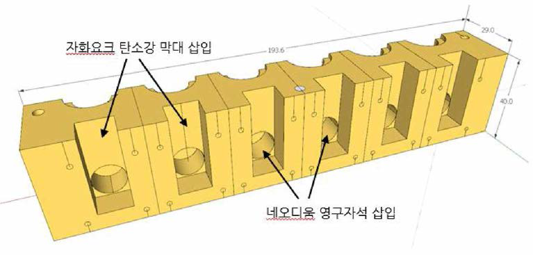 센서헤드 내부 구조체 설계 (1)