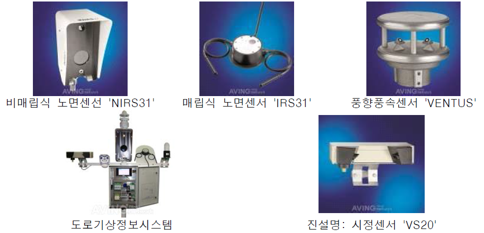 Lufft사의 도로정보 수집 센서 및 도로기상정보시스템