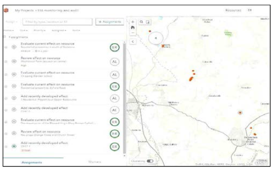 사업 참여자들이 사업 현황을 모니터링하기 위한 온라인 GIS 플랫폼
