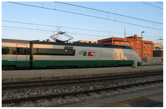 Mercitalia Fast 서비스에 사용되는 ETR 500 열차