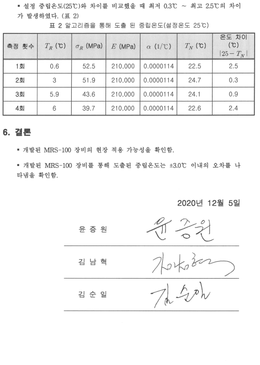 MRS-100 장비의 현장 성능 확인 7페이지