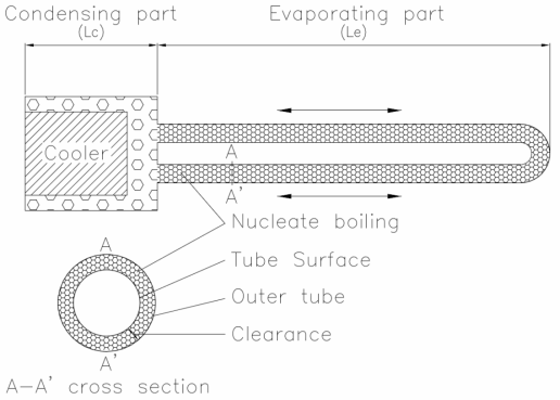 Schematic diagram of BJLHP