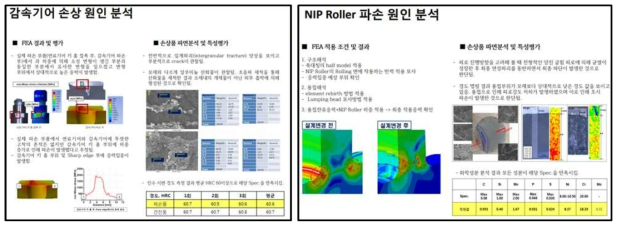 손상원인분석 사례 예시