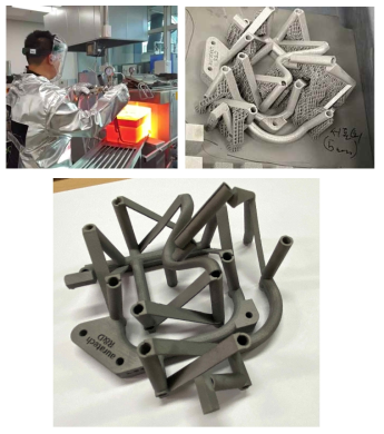 Compliant mechanism building process using additive manufacturing technique