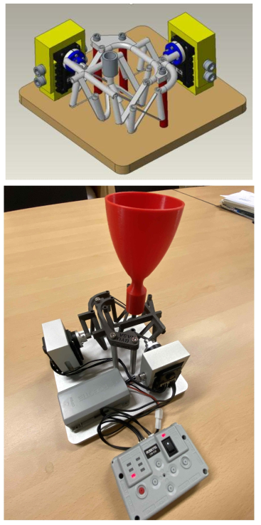 Design of 2-DOF Servo-actuated Mechanism