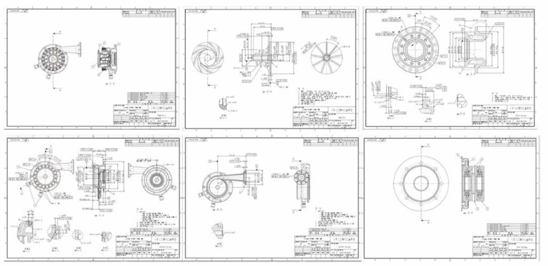 Examples of Detailed Drawings for ElecPump