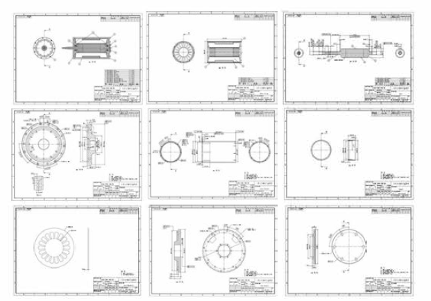 Detail Drawings of Motor for Manufacturing