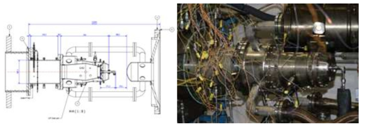 1.2MW 산업용 연소기 시험리그