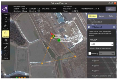 QGC mission profile