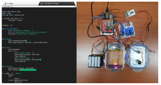 Raspberry Pi control coding and drop device part level test