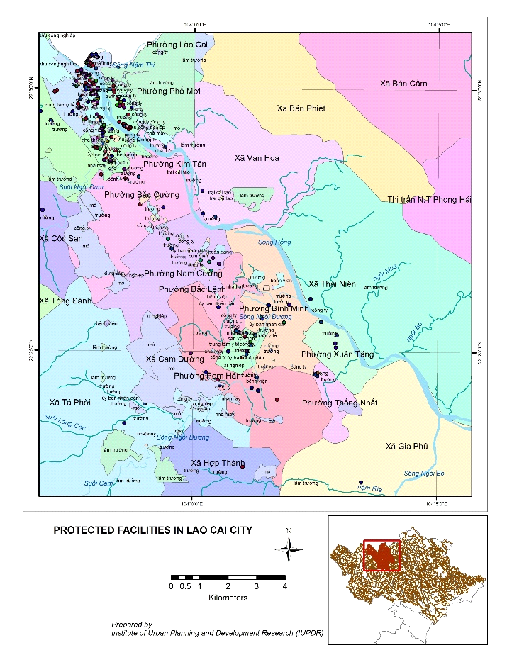 Protected facilities in Lao Cai City