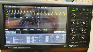 41.4kHz 전압, 전류