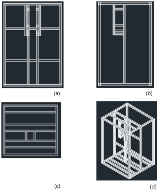 Design of irradiator main frame