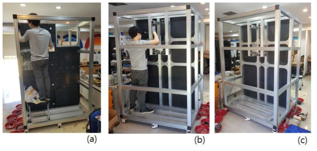 Fabrication of irradiator main frame