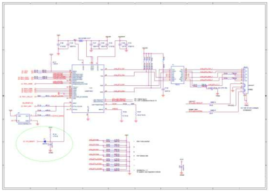 HMI(Human-Machine Interface) 모듈 도면