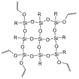 실리콘 레진의 분자구조