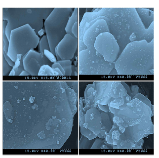 As synthesized WS2/ZrO2 compsoite