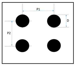 Array of multiple nanocomposite layers