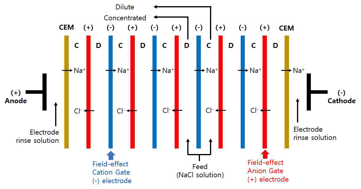 ED/CDI 하이브리드 방식 이온이동 제어장치