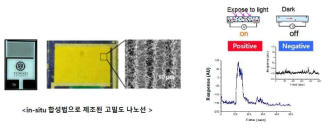 발광반응 측정을 위한 나노선 기반 광센서 및 광감응 특성