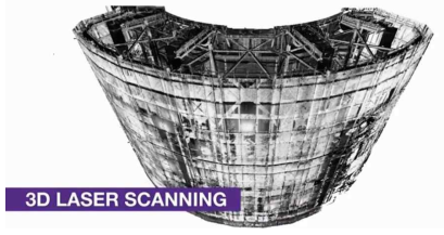 Hunterston 원전의 3D Laser Scan