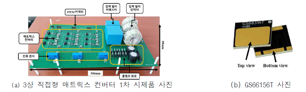 3상 직접형 매트릭스 컨버터 1차 시제품