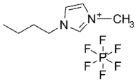 대표적인 이온성 액체 (1-butyl-3-methylimidazolium hexafluorophosphate)