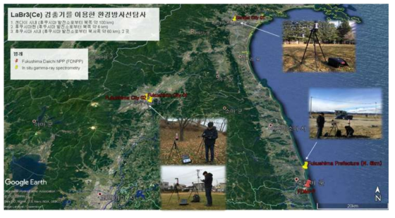 고분해능 LaBr3(Ce) 검출기를 이용한 후쿠시마 주변 환경방사선탐사