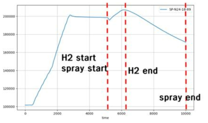 SSP2 실험의 SPARC 압력거동