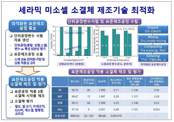 세라믹 미소셀 소결체 제조기술 최적화