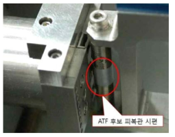 Schematic view of rod specimen installed in a fretting wear tester