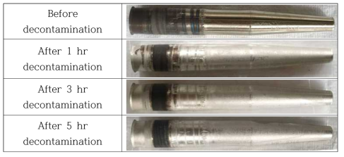 Variation of Inconel 690 sealing assembly surface during oxidative decontamination