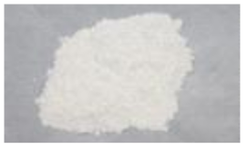 Powder (200 mesh) of the water-quenched melt (Bi2O3-B2O3-ZnO-SiO2)