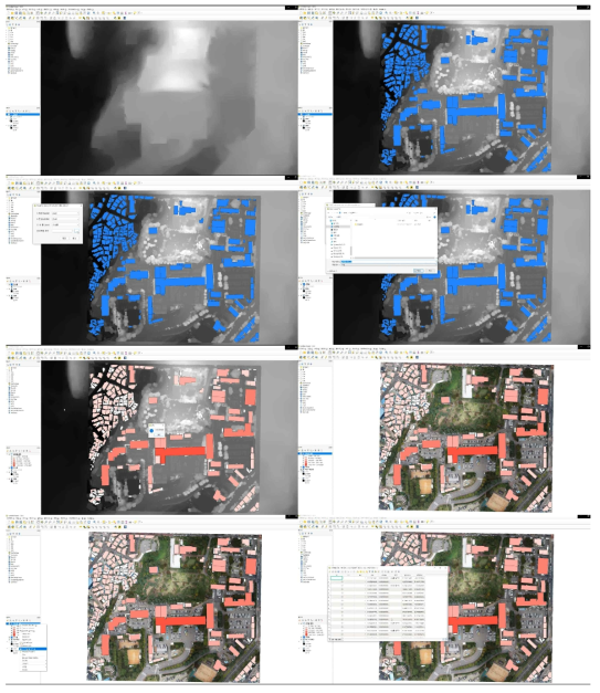 드론영상 기반 건축물 체적산출 자동화 플러그인 실행과정