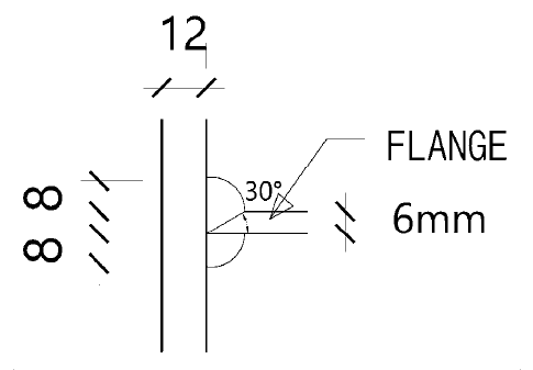 상부 Flange 용접