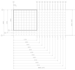 Display of modular interior space and assembly reference plane