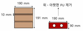 프리즘 압축강도 시험체 제원