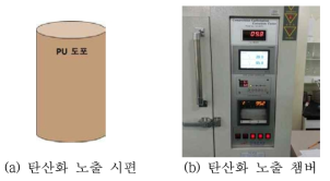 탄산화 노출 시험